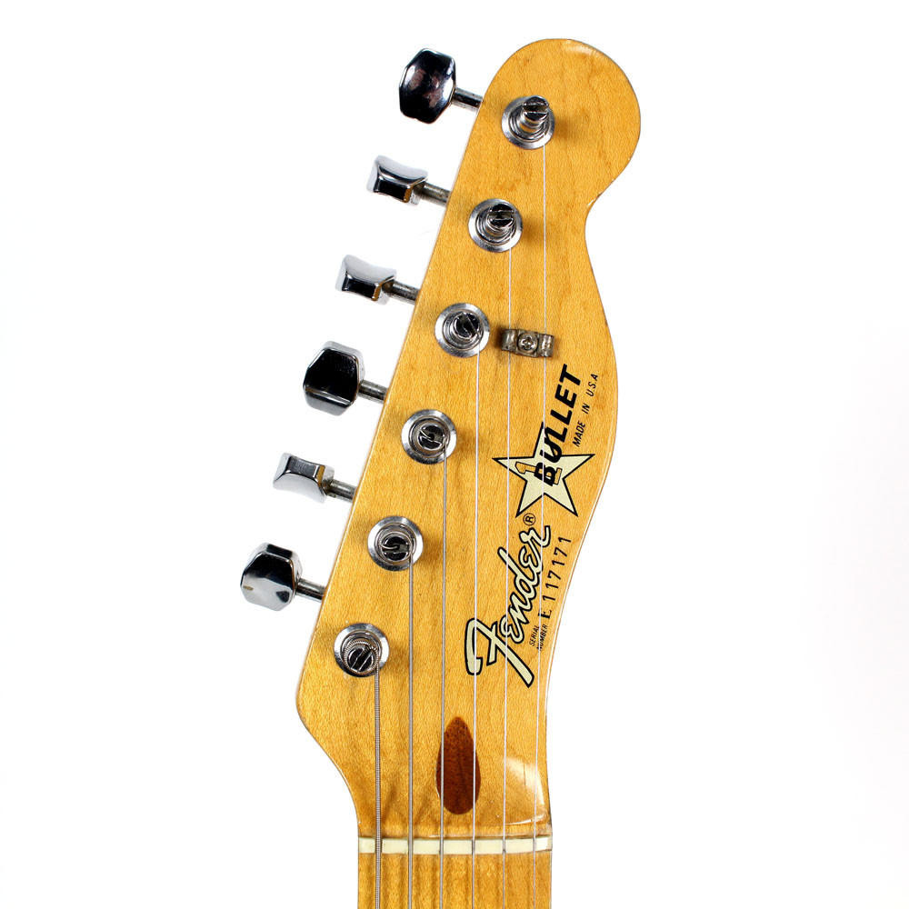 Vintage 1982 USA Made Fender Bullet 1 Electric Guitar in White