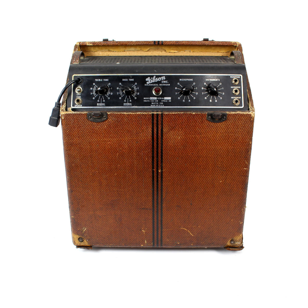Vintage 1939 Gibson EH-185/EH-150 20W 1x12 Tube Combo Amp | Cream