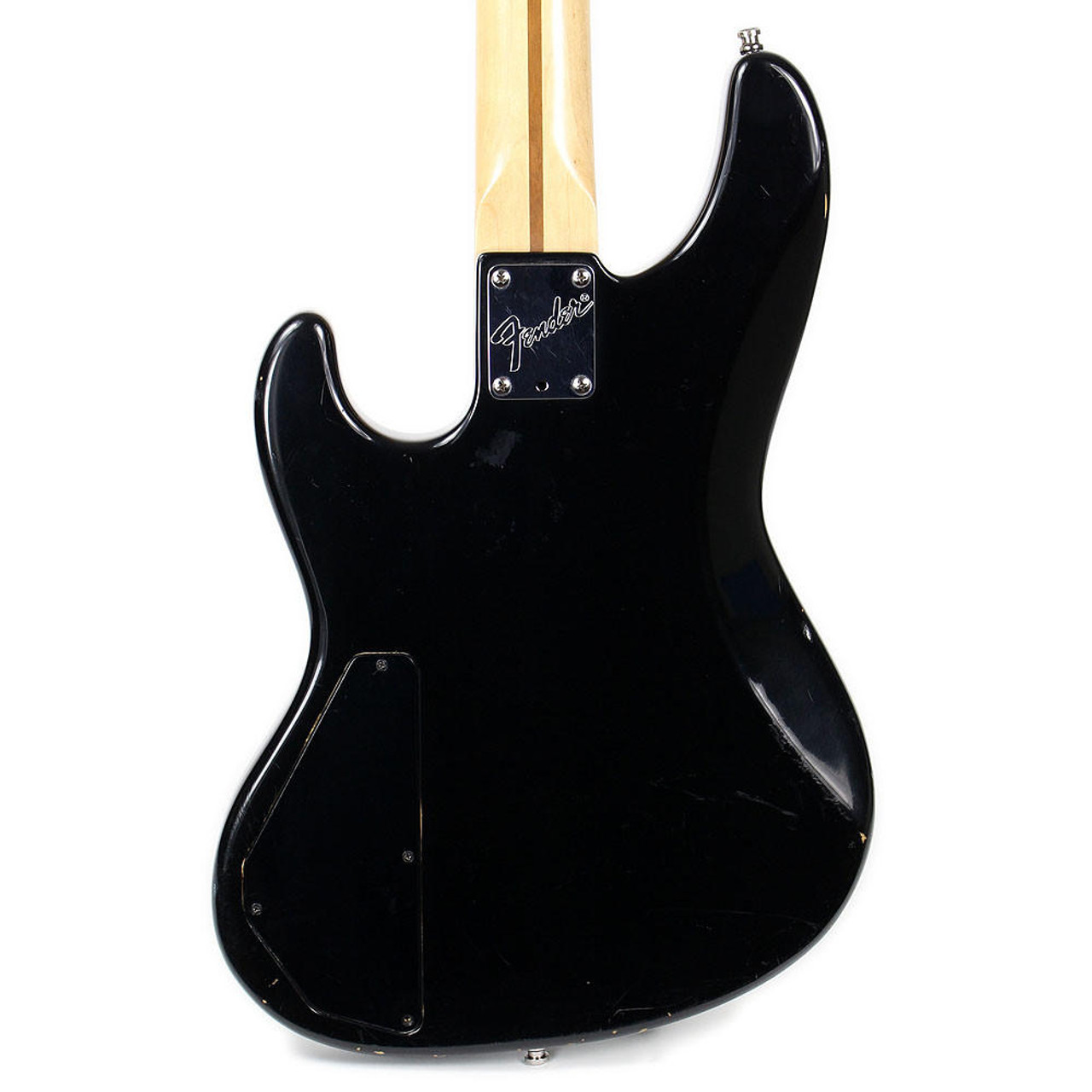 1990 Fender Jazz Bass Plus Electric Bass Guitar in Black