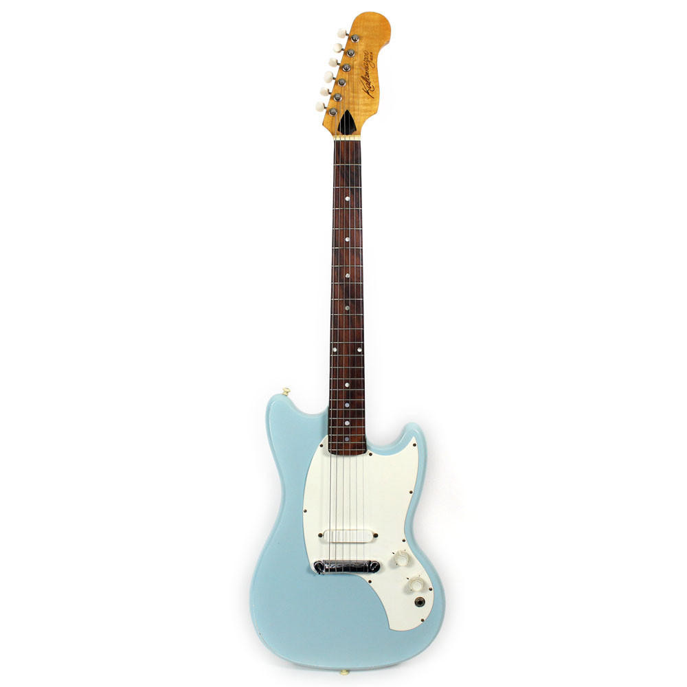 Vintage 1968 Kalamazoo KG-1 Electric Guitar in Blue Finish | Cream