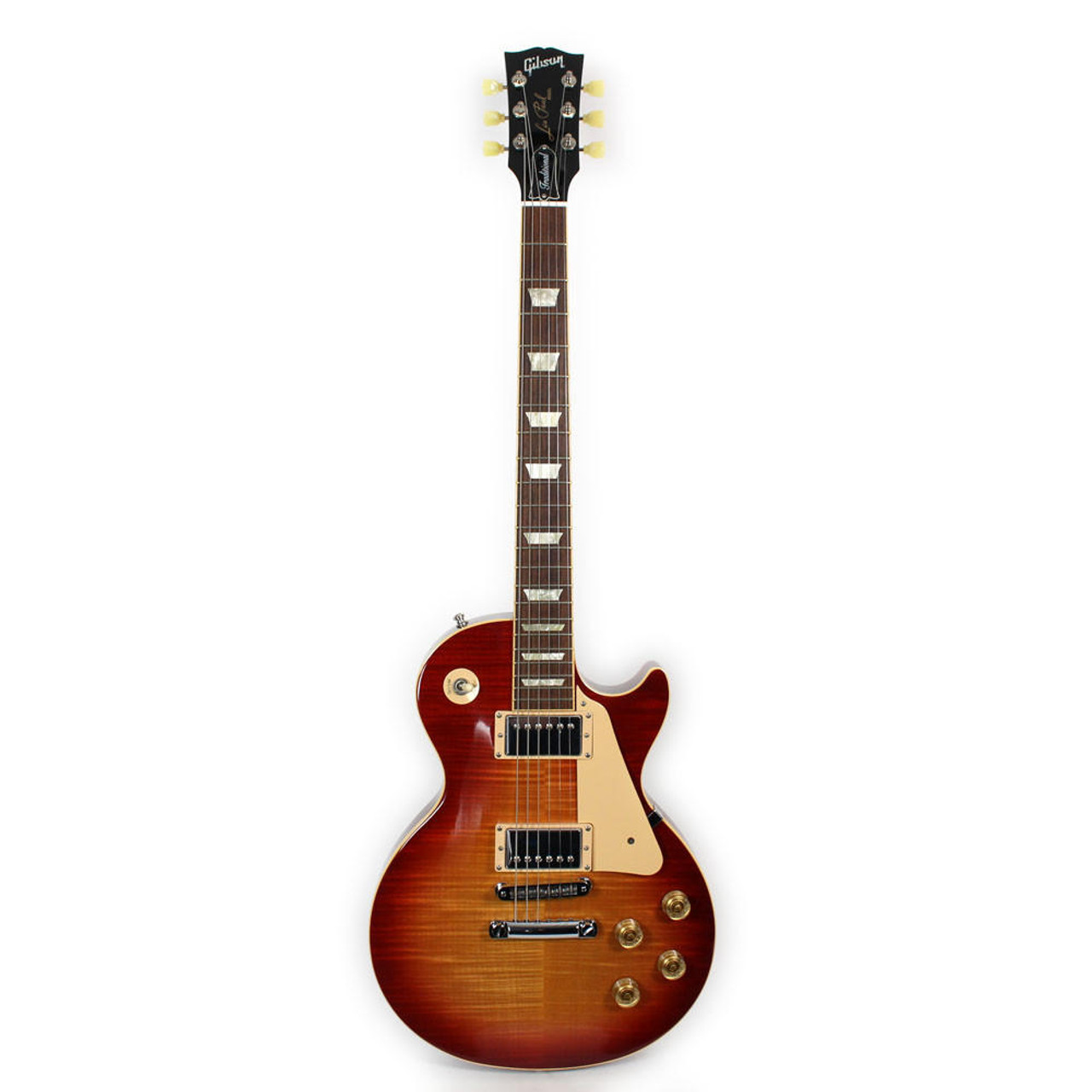 Used 2008 Gibson Les Paul Traditional Plus Electric Guitar in cherry  Sunburst