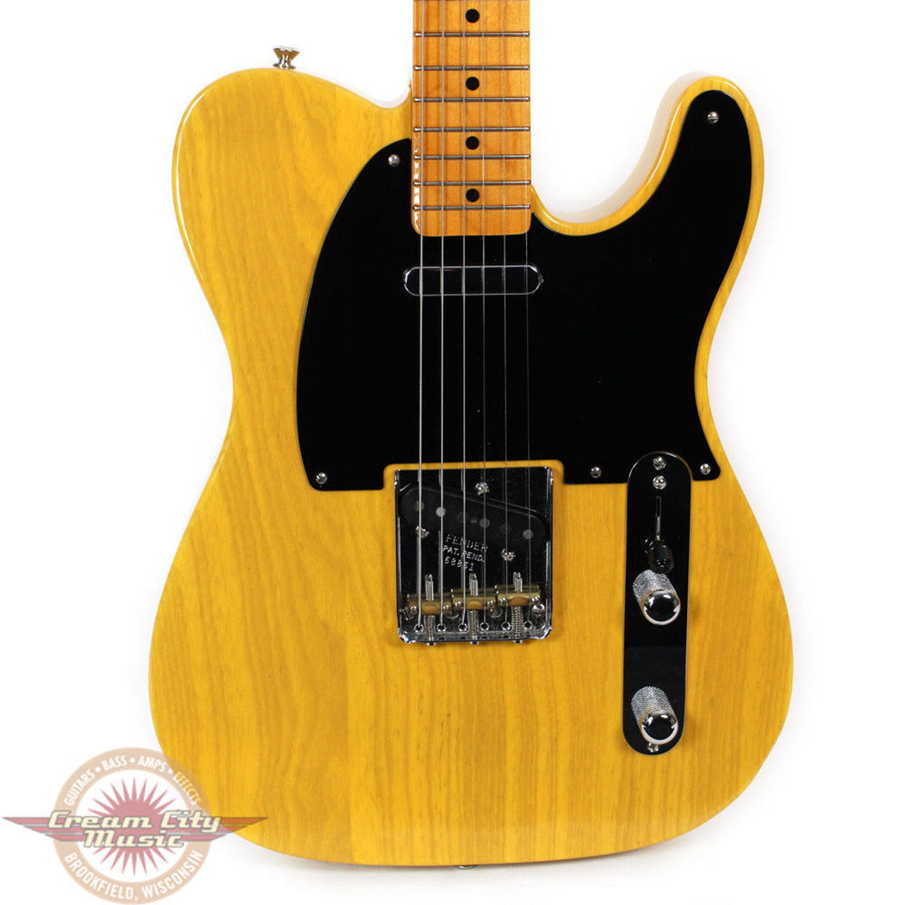 2009 Fender American Vintage Series 52 Reissue Telecaster Electric Guitar  in Butterscotch Finish