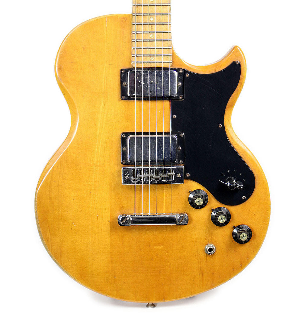 Vintage 1975 Gibson L6-S Electric Guitar Natural | Cream City Music
