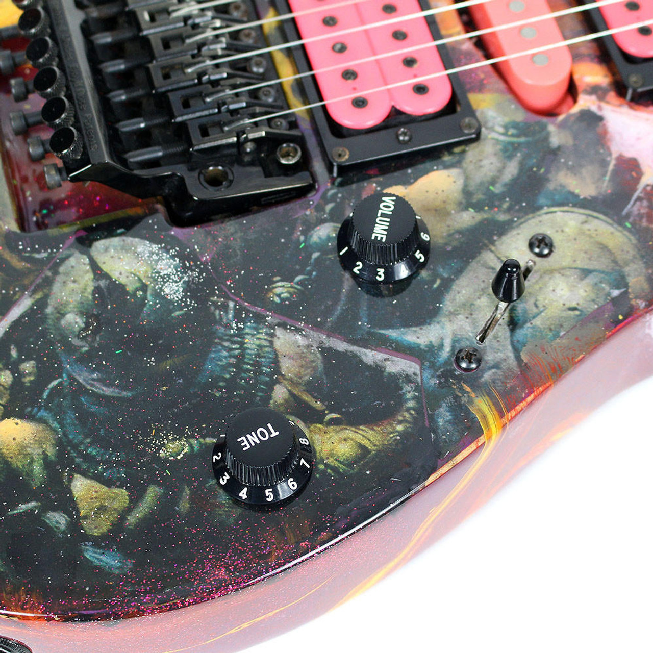 Used Ibanez MIJ RG Electric Guitar with Steve Vai Style Custom