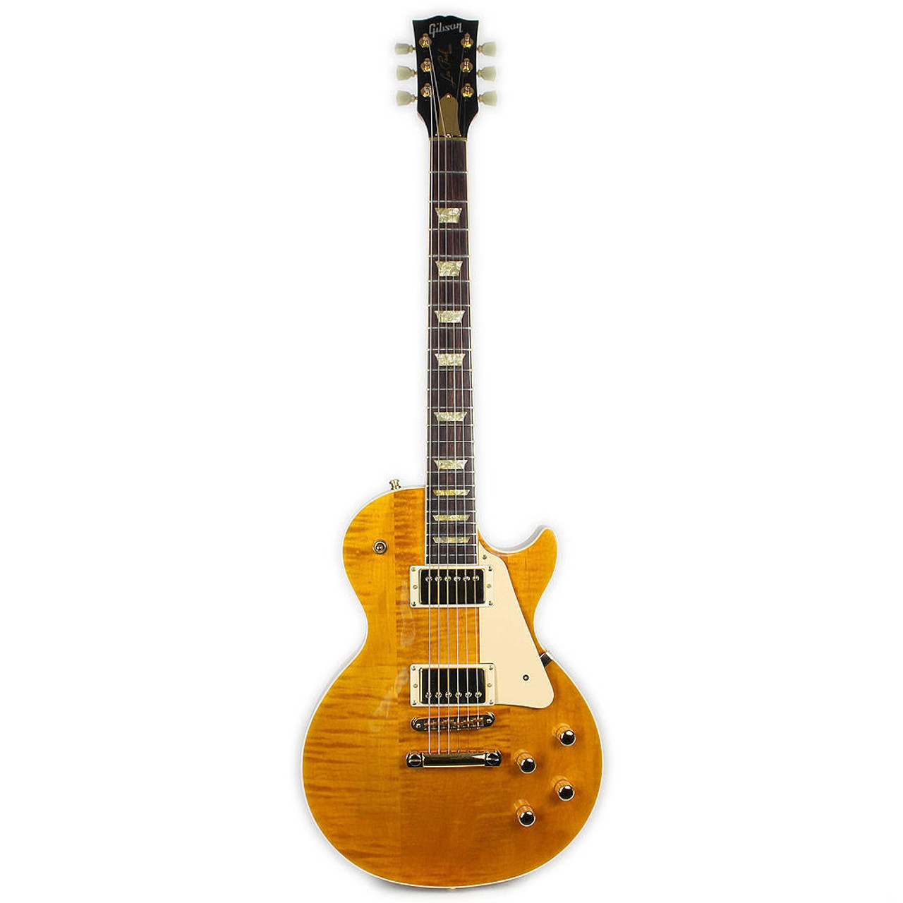 1993 Gibson Les Paul Standard Electric Guitar Amber