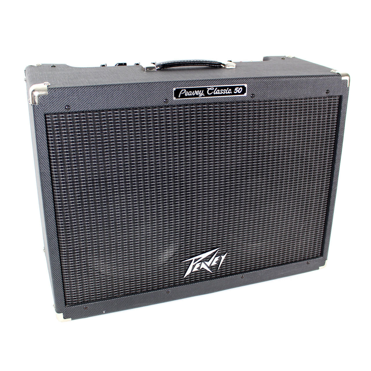 2003 Peavey Classic 50 2x12 50W Tube Combo Amp Black | Cream City