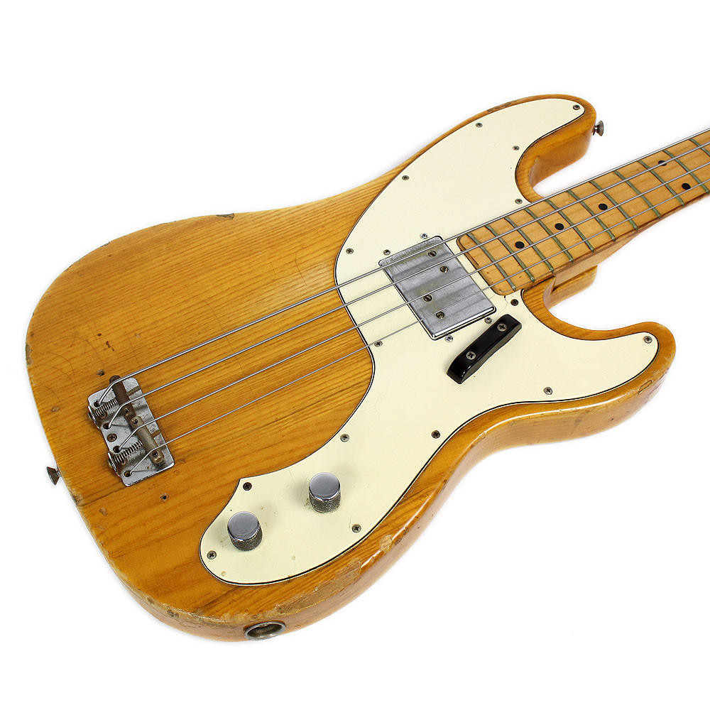 Vintage 1972 Fender Telecaster Bass Natural Finish Cream City Music