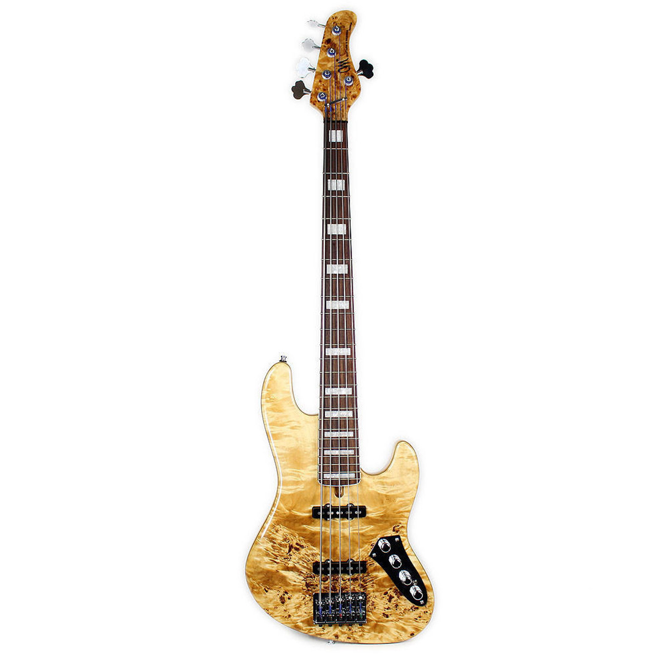 Used Mayones Jabba Custom 5-String Electric Bass in Natural Gloss