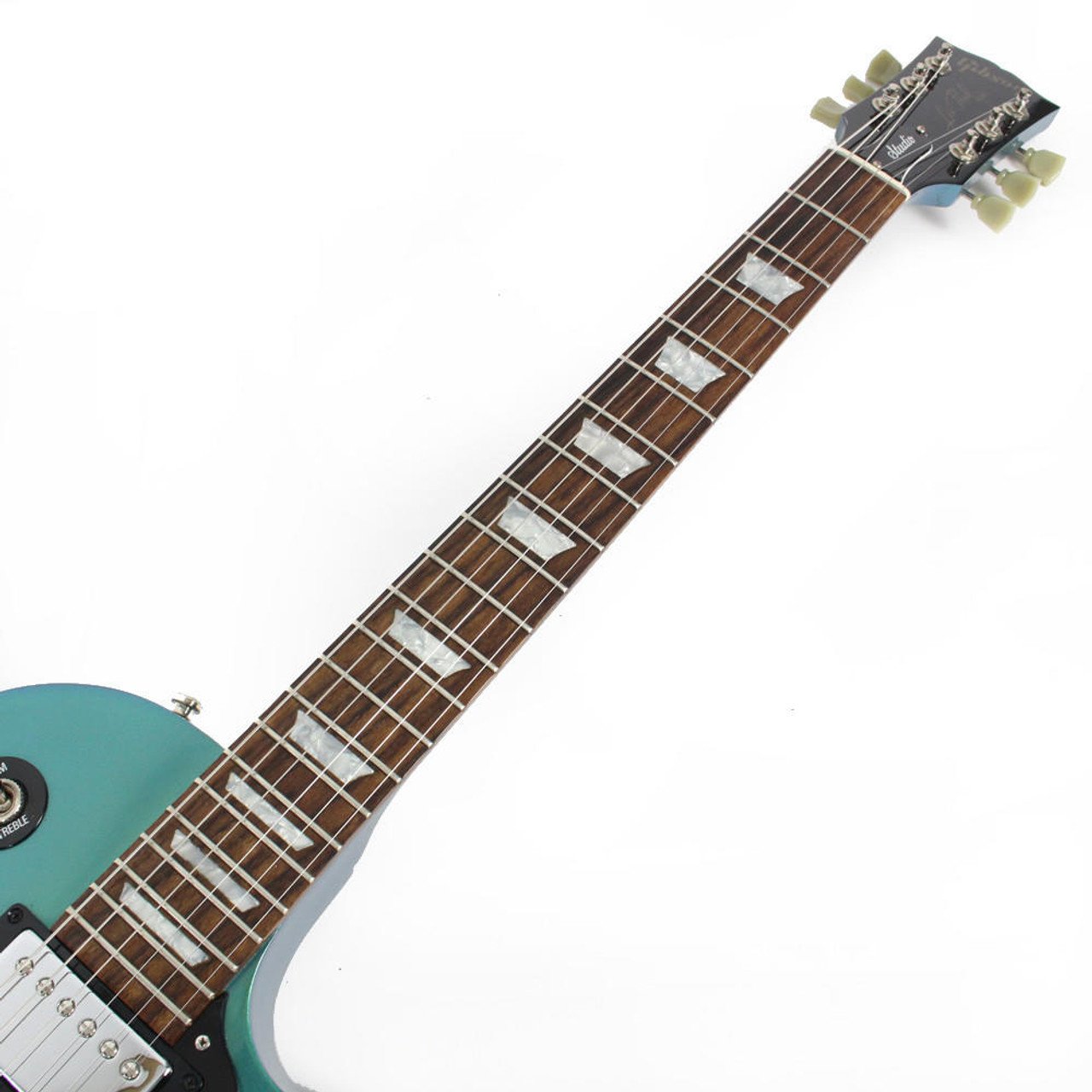 2001 Gibson Les Paul Studio Electric Guitar in Teal Blue Candy