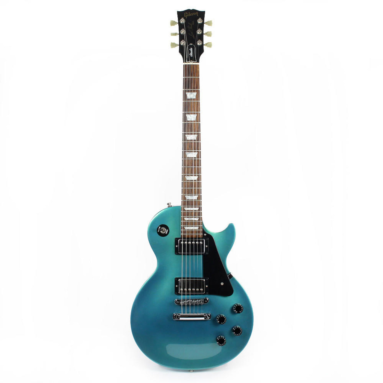 2001 Gibson Les Paul Studio Electric Guitar in Teal Blue Candy