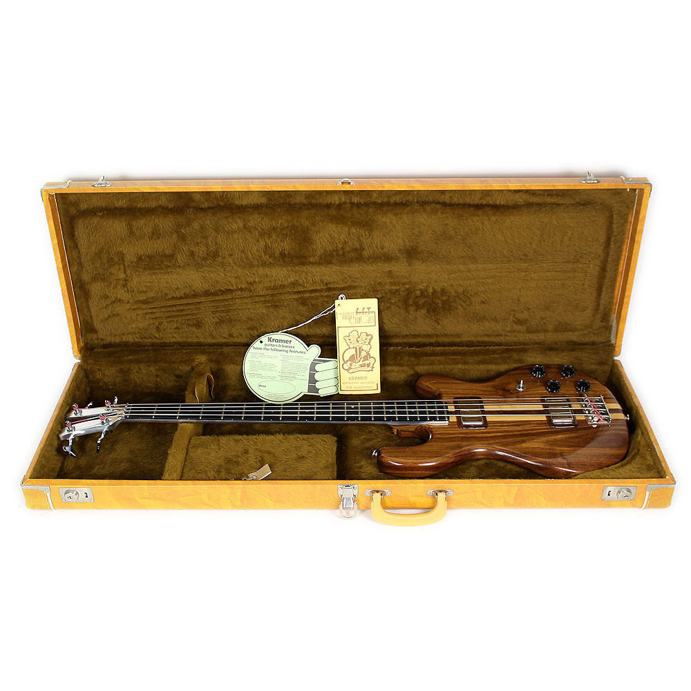 Vintage 1978 Kramer 450B Electric Bass Guitar Natural Finish