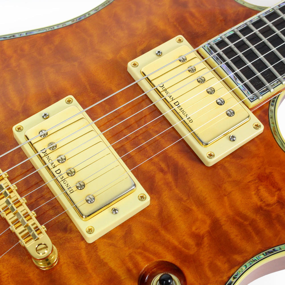 Used Schecter Diamond Series C-1 Elite Electric Guitar in Amber w