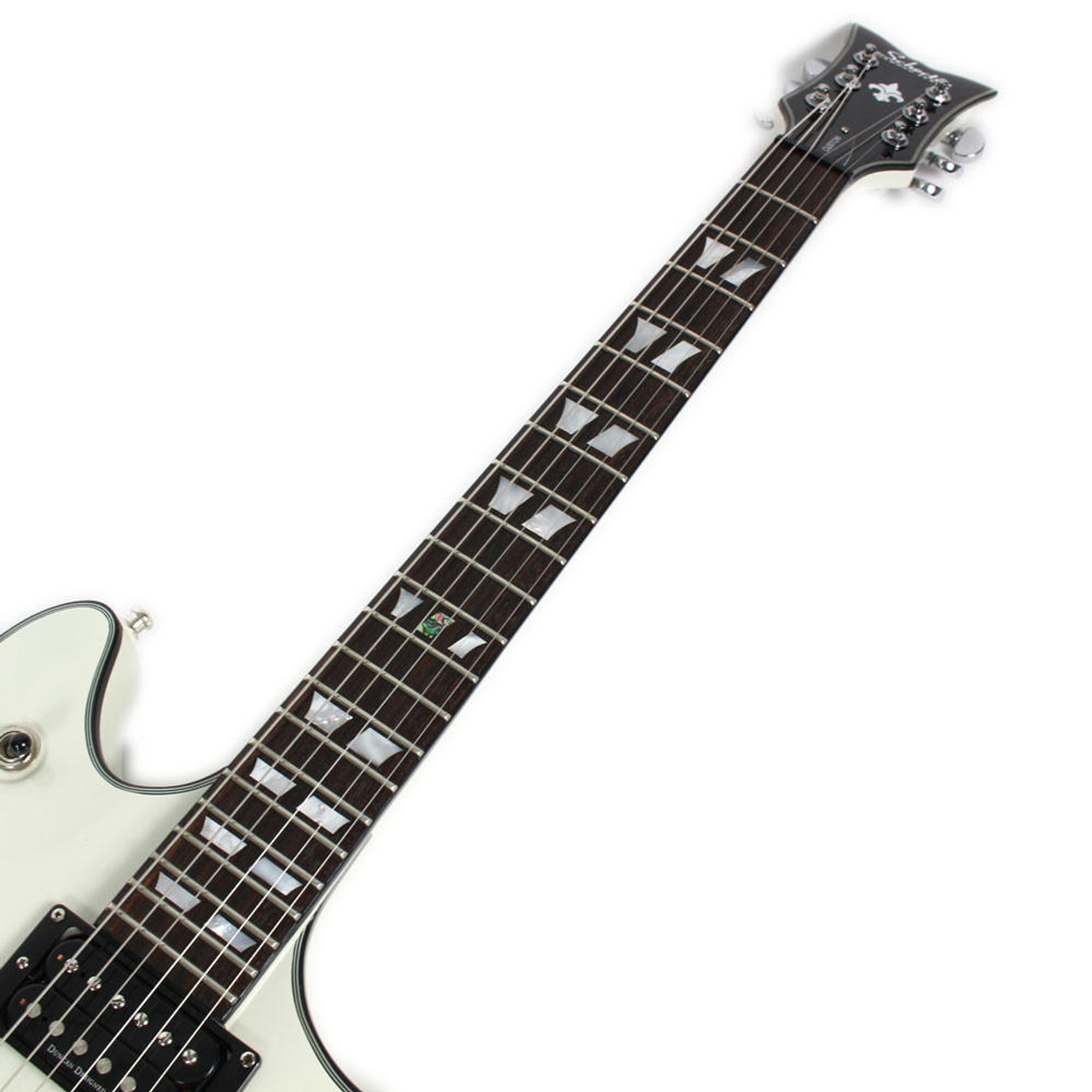 Used Schecter Diamond Series Tempest Custom Electric Guitar White