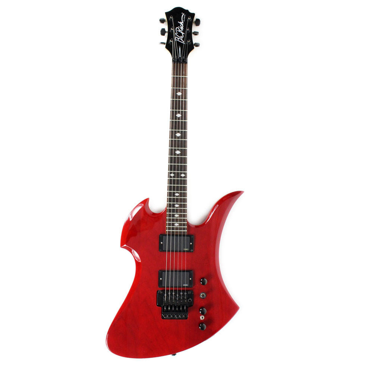 Used B.C. Rich Mockingbird Electric Guitar Translucent Red