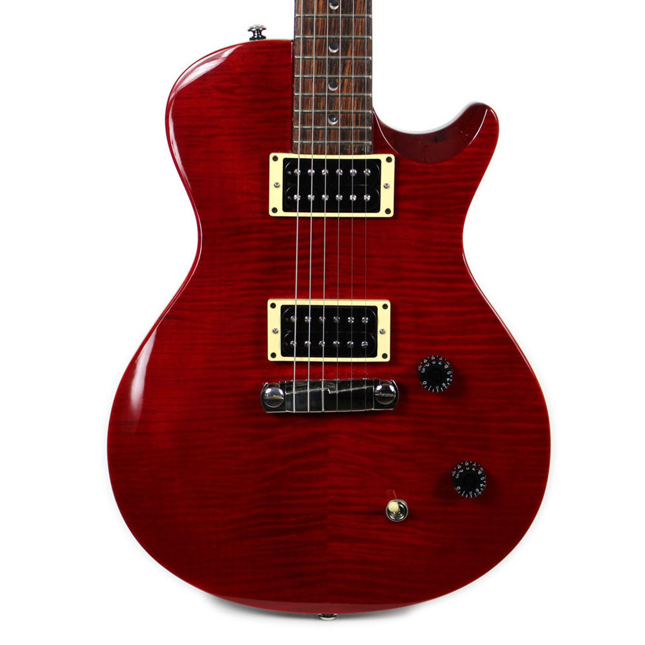 Used Paul Reed Smith PRS SE Singlecut Electric Guitar Translucent Red