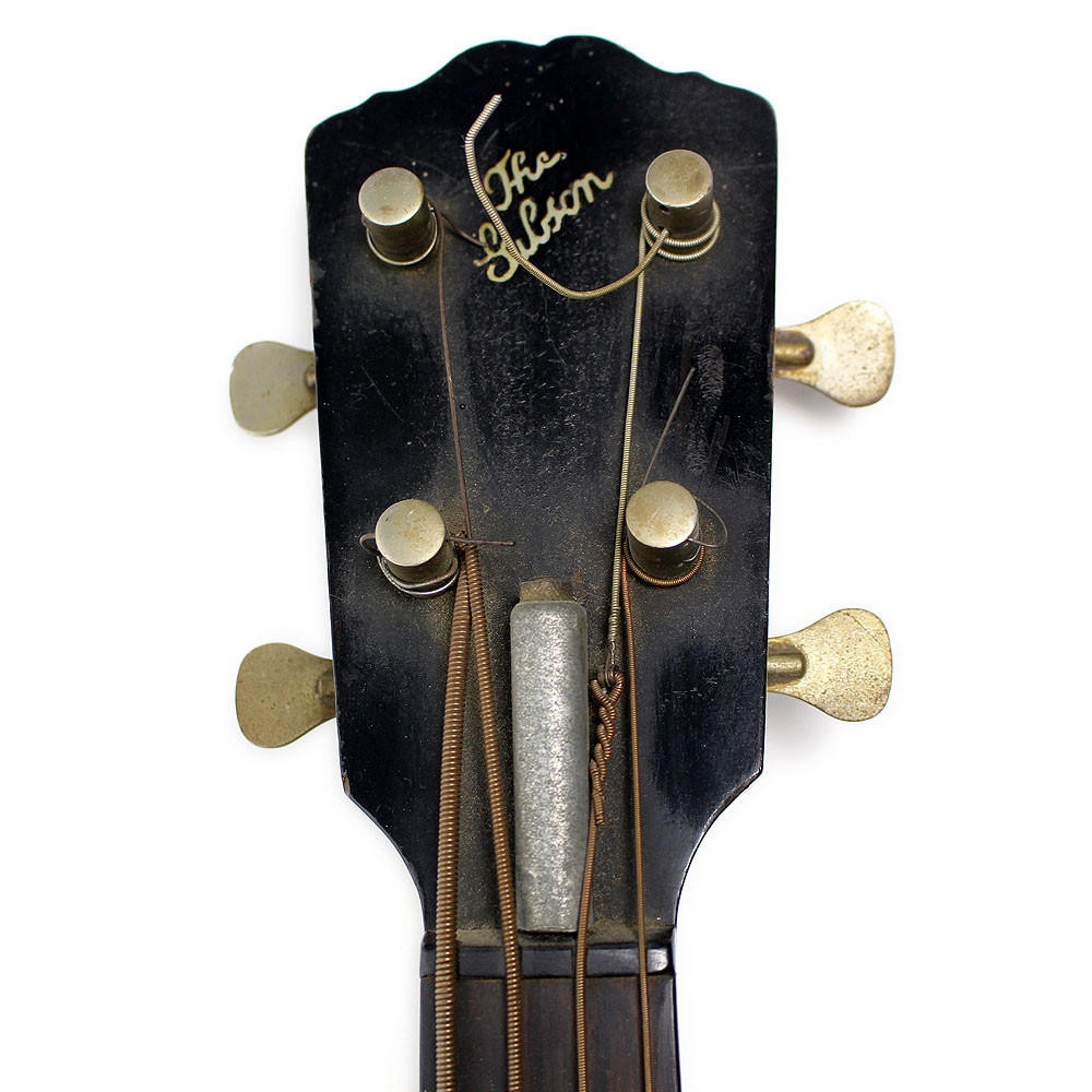 Vintage 1924 Gibson J Mando Bass Mandolin Brown Finish | Cream