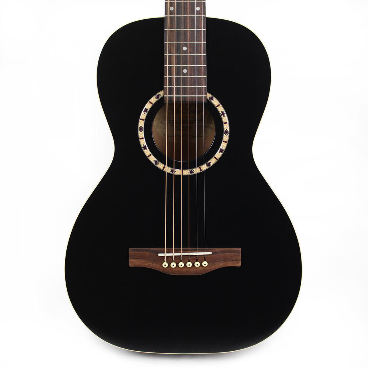 Art & Lutherie Ami Cedar Parlor Acoustic Guitar in Black