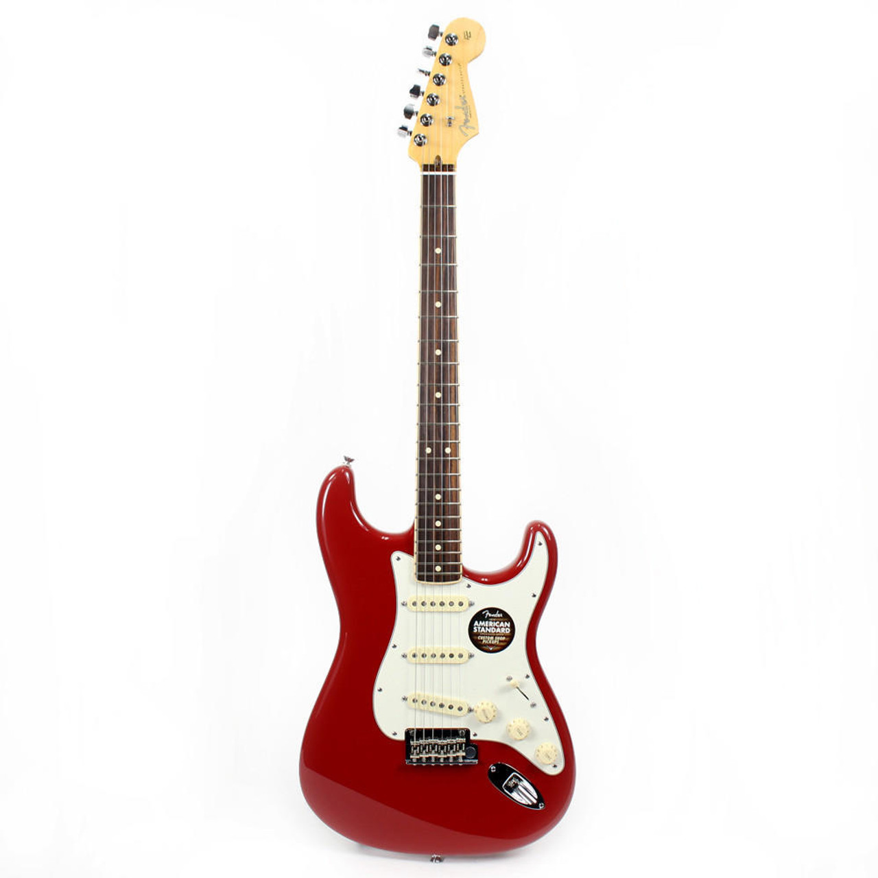 Used 2014 Fender Limited Edition American Standard Channel Bound  Stratocaster in Dakota Red