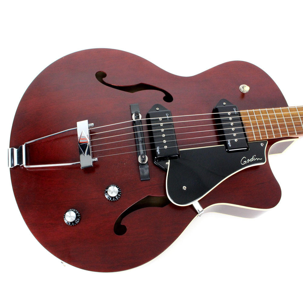 Used Godin 5th Avenue CW Kingpin II Archtop Electric Guitar