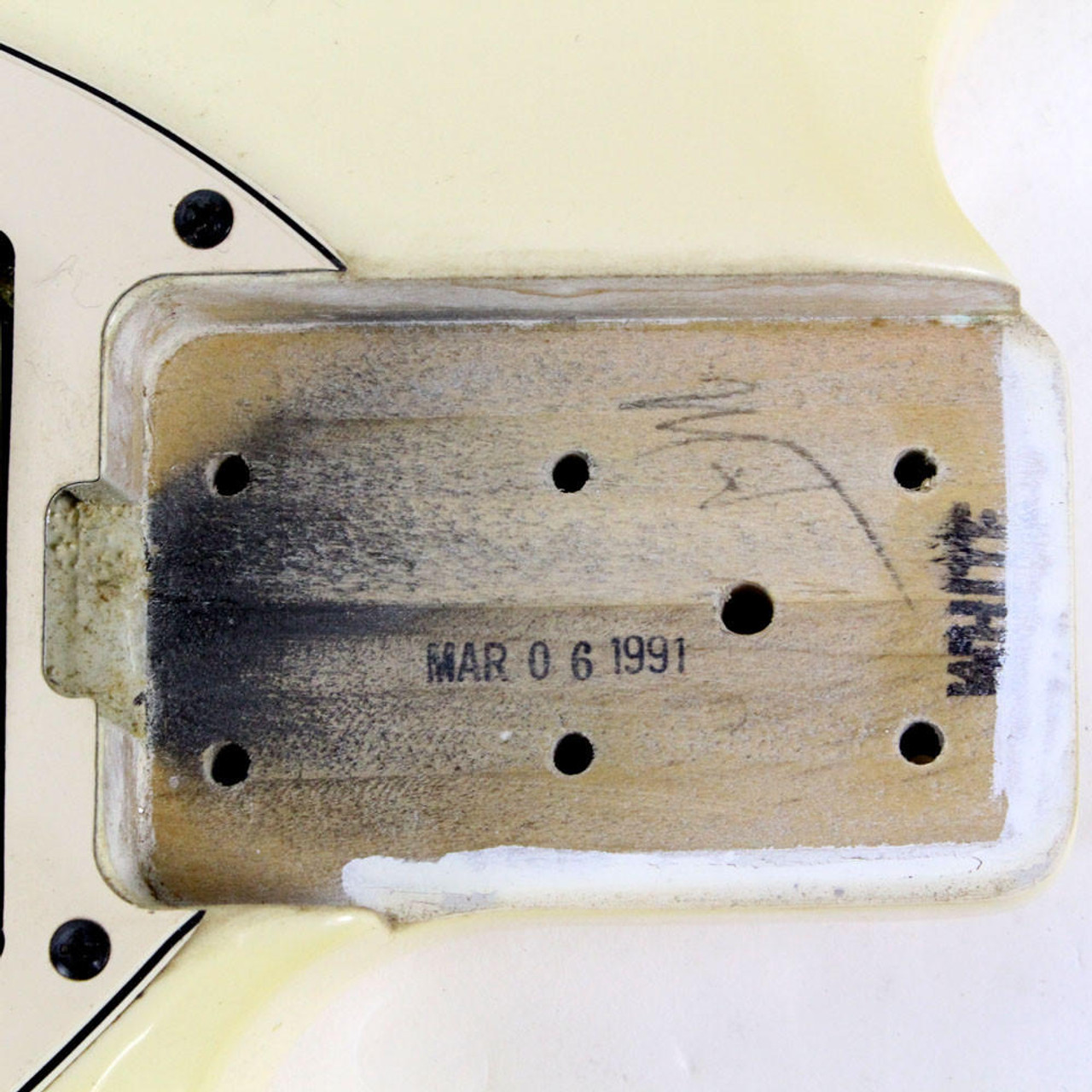 1991 Ernie Ball Music Man Silhouette Electric Guitar White