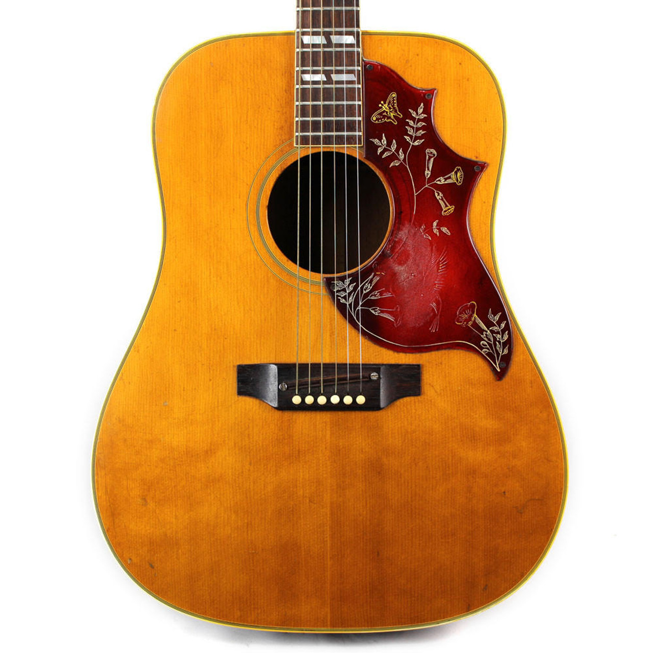 Vintage 1968 Gibson Hummingbird Acoustic Guitar Natural