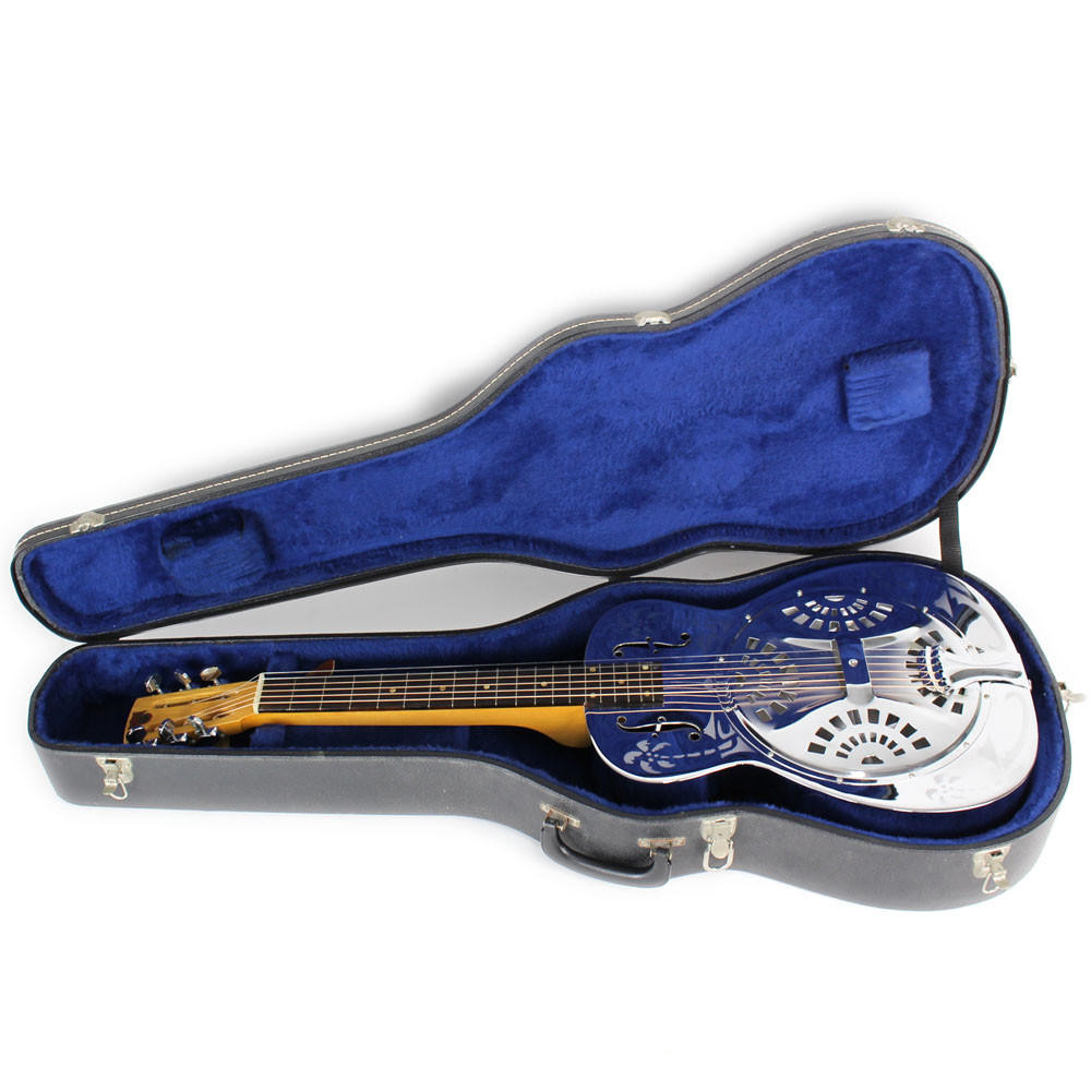 1982 Dobro Model 33H Square Neck Resonator Guitar Chrome | Cream