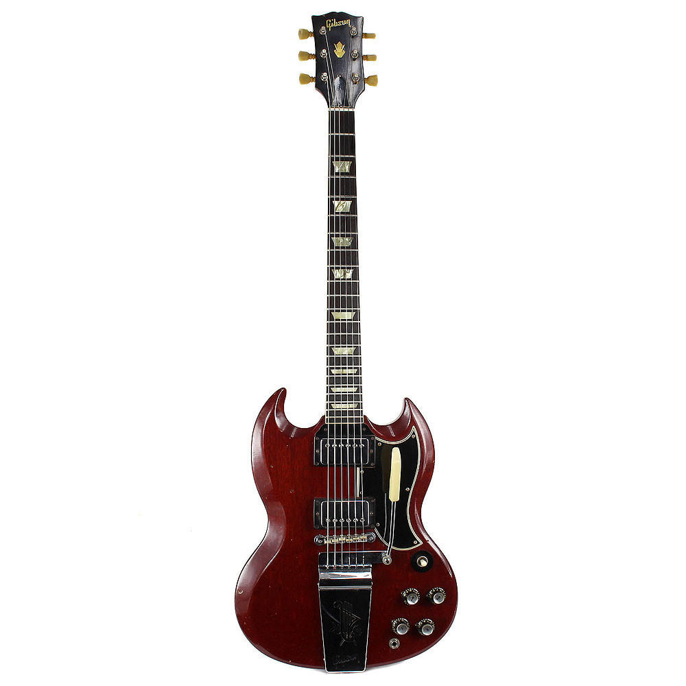 Vintage 1965 Gibson SG Standard Electric Guitar Cherry Finish