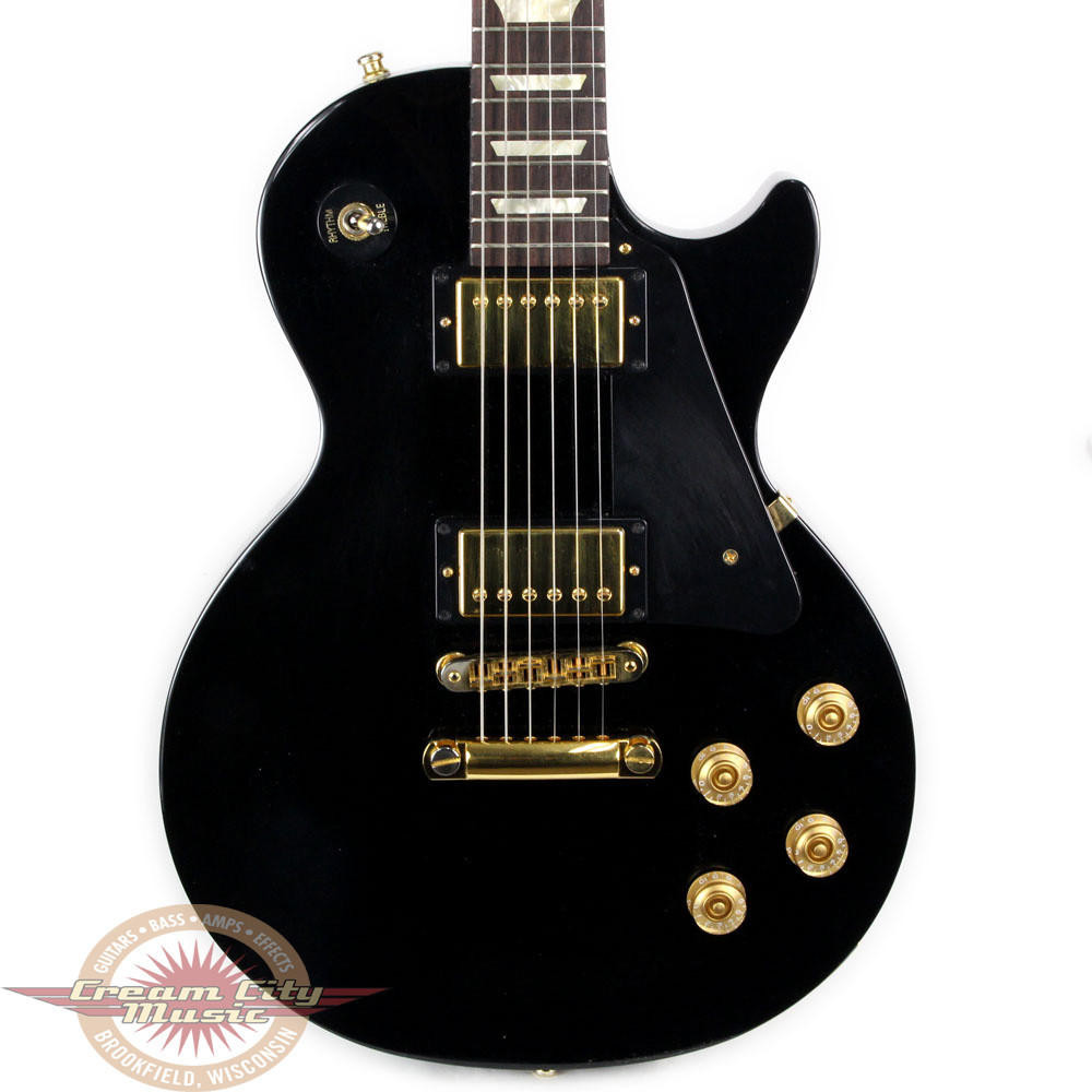2007 Gibson Les Paul Studio Electric Guitar Black | Cream City Music