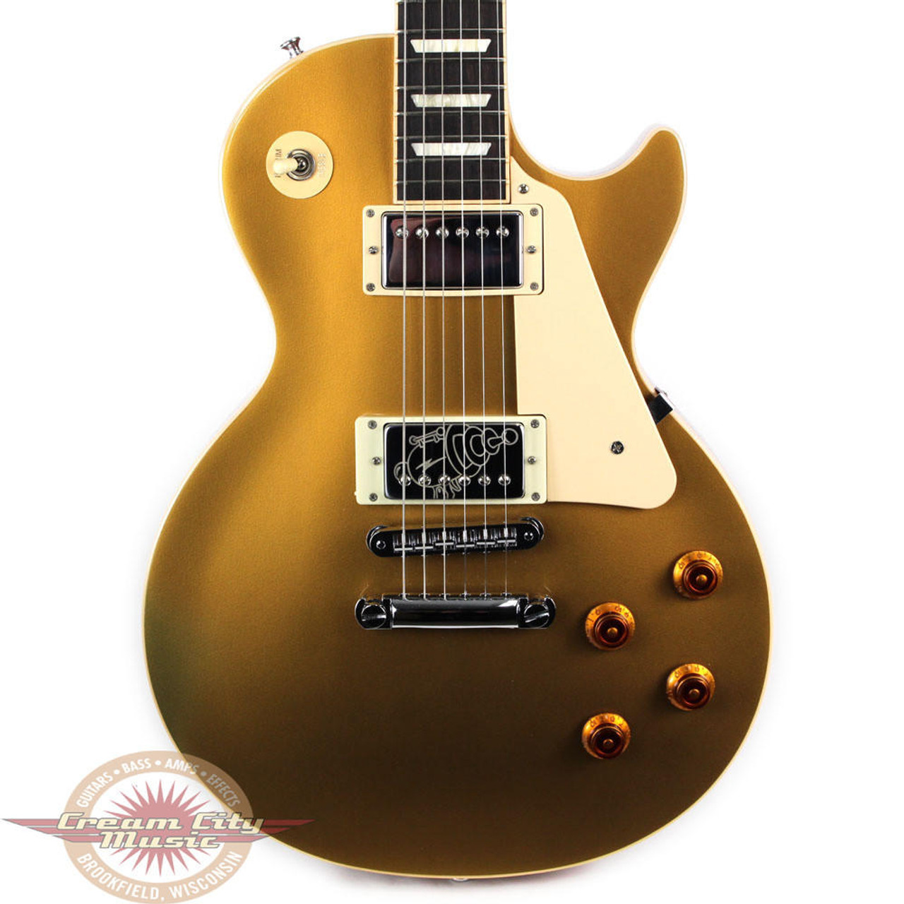 2013 Gibson Les Paul Standard Electric Guitar Goldtop