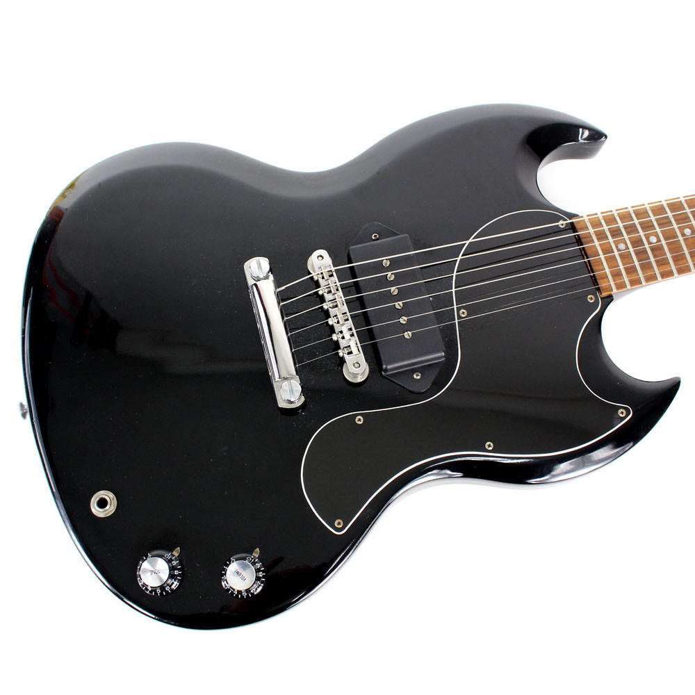 1991 Gibson SG Junior Electric Guitar Black | Cream City Music