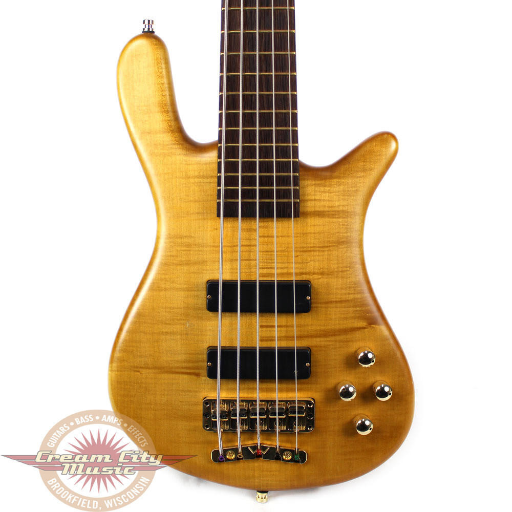 Used Warwick Streamer LX 5-String Electric Bass Guitar Natural
