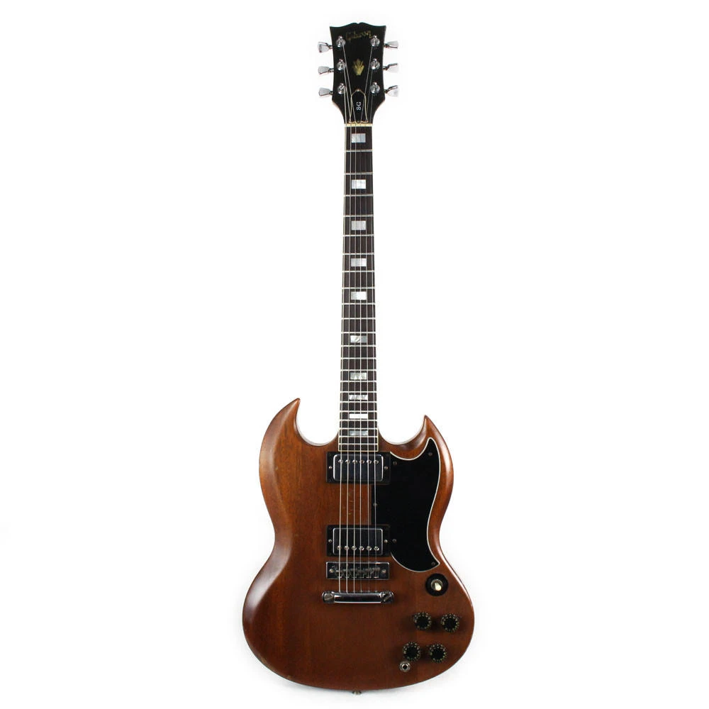 Vintage 1974 Gibson SG Standard Electric Guitar Walnut | Cream 