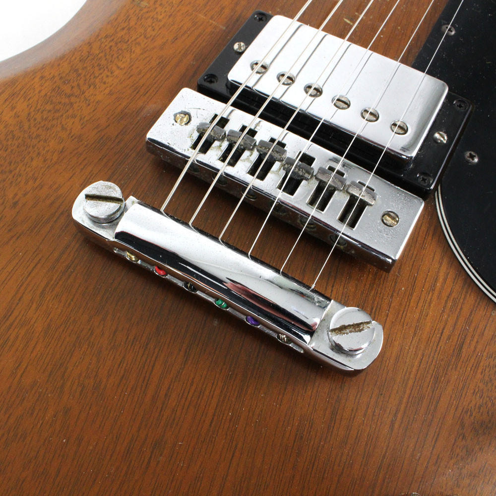 Vintage 1974 Gibson SG Standard Electric Guitar Walnut | Cream