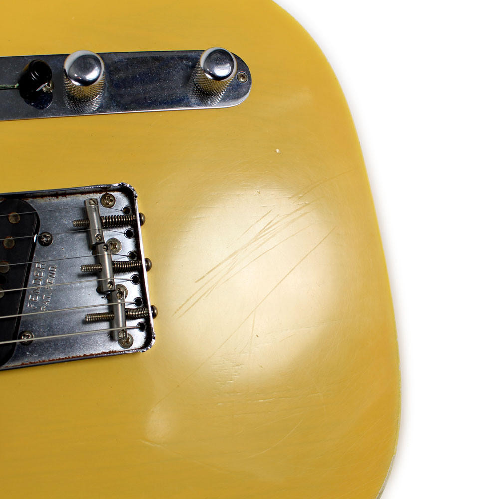 2012 Fender MIM Road Worn 50s Telecaster Electric Guitar Blonde