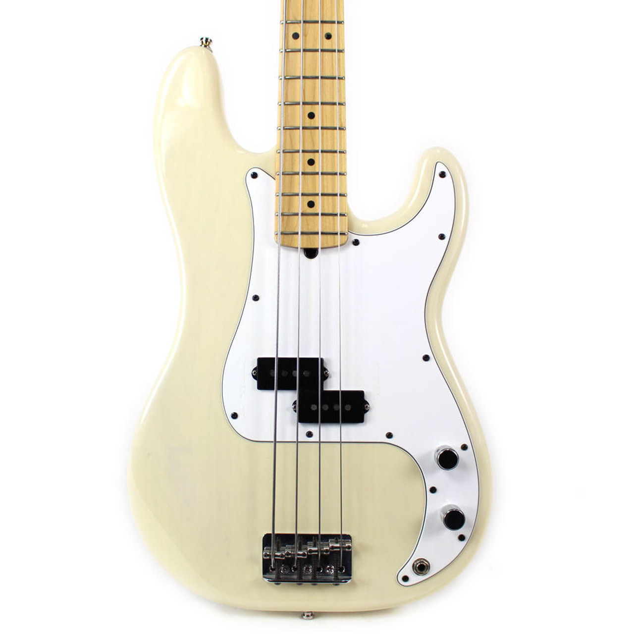 2000 Fender USA American Standard Precision Bass Guitar Blonde