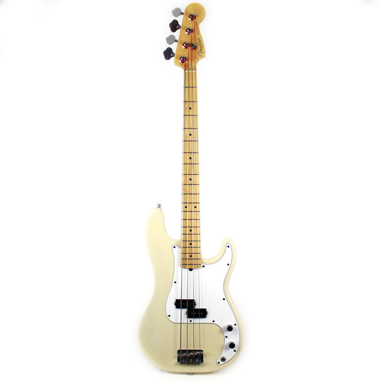 2000 Fender USA American Standard Precision Bass Guitar Blonde