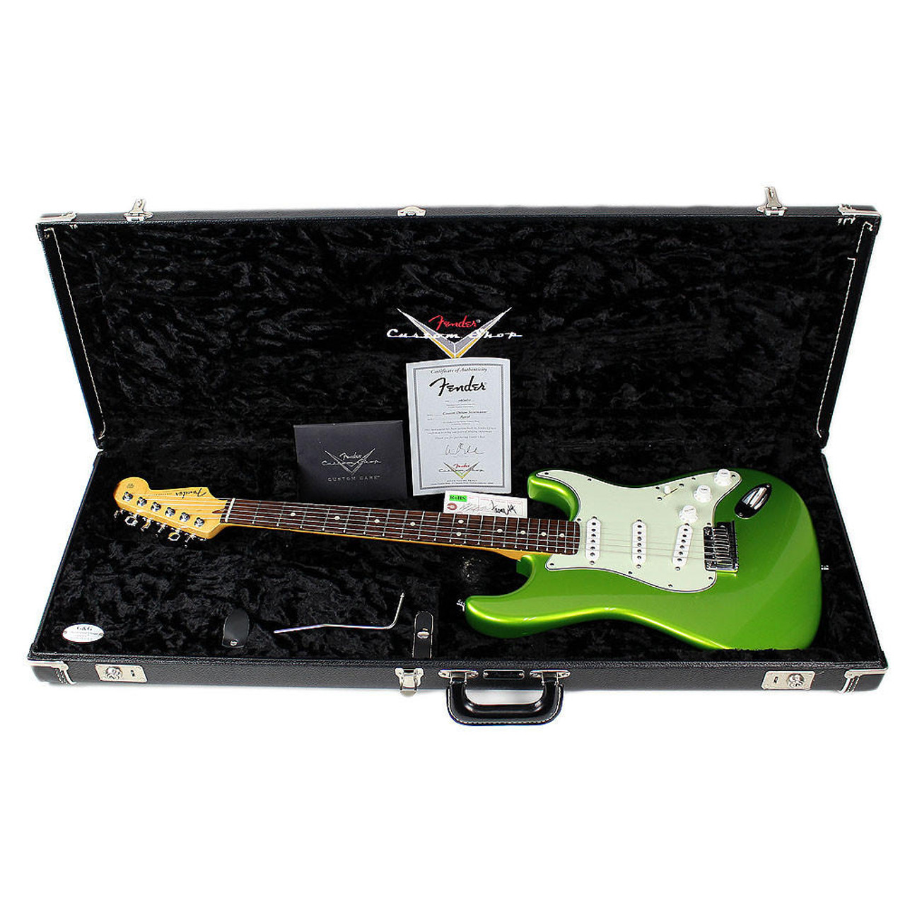 2010 Fender Custom Shop Custom Deluxe Stratocaster Lime