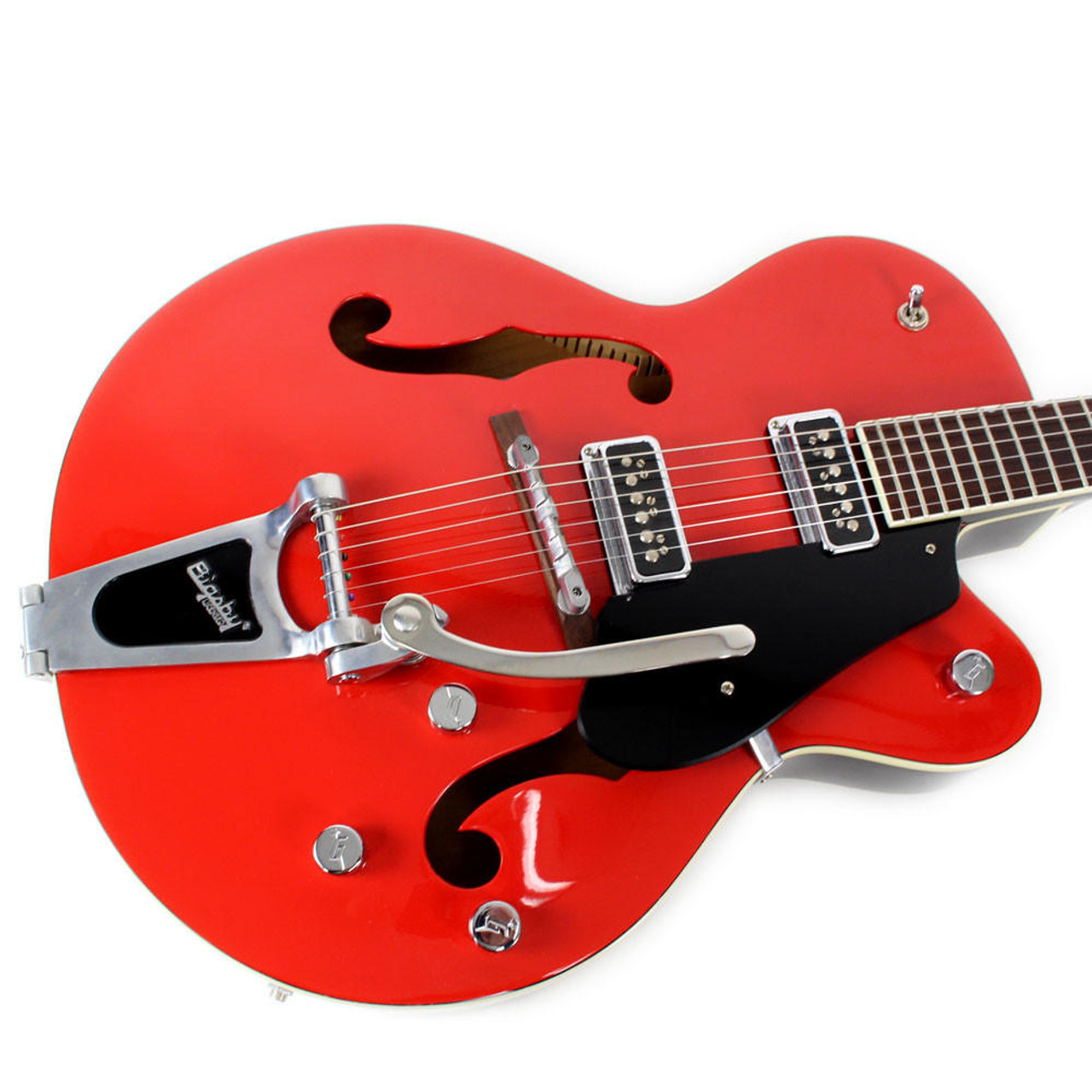 Used Gretsch G5129 Electromatic Hollow Body Electric Guitar Firebird Red