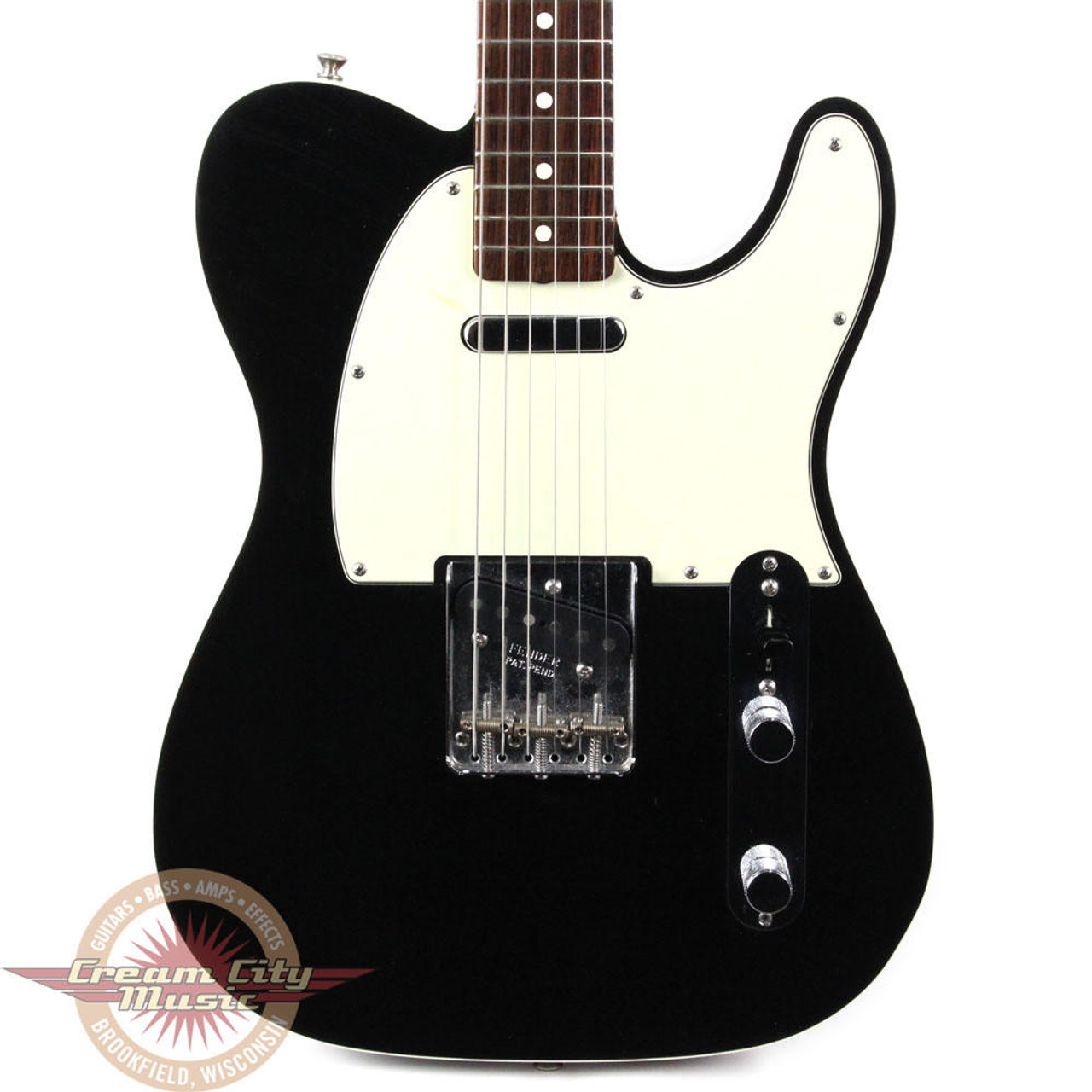 2007 Fender USA 62 Reissue Custom Telecaster Electric Guitar Black