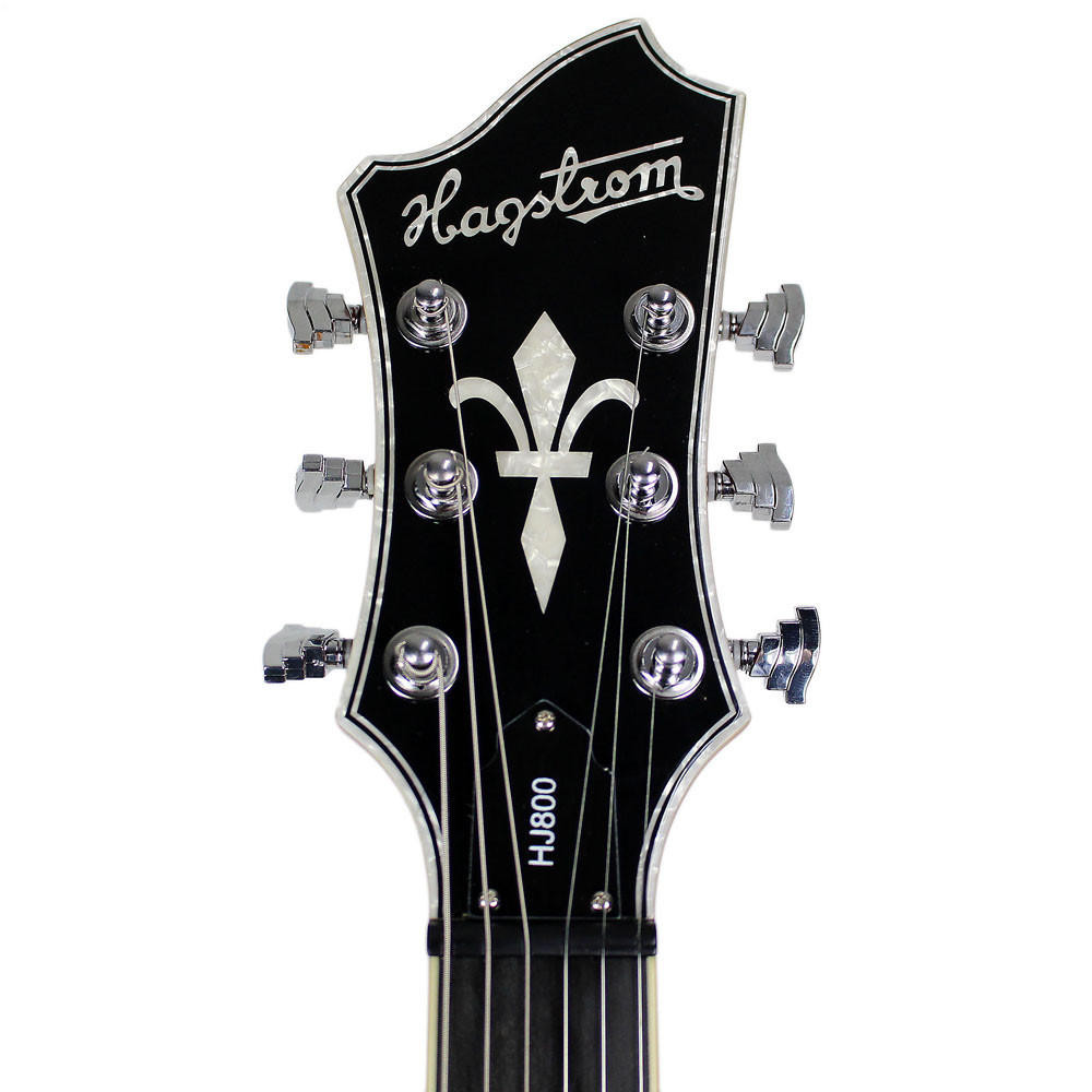 Used Hagstrom HJ800 Hollow Body Electric Guitar Sunburst | Cream