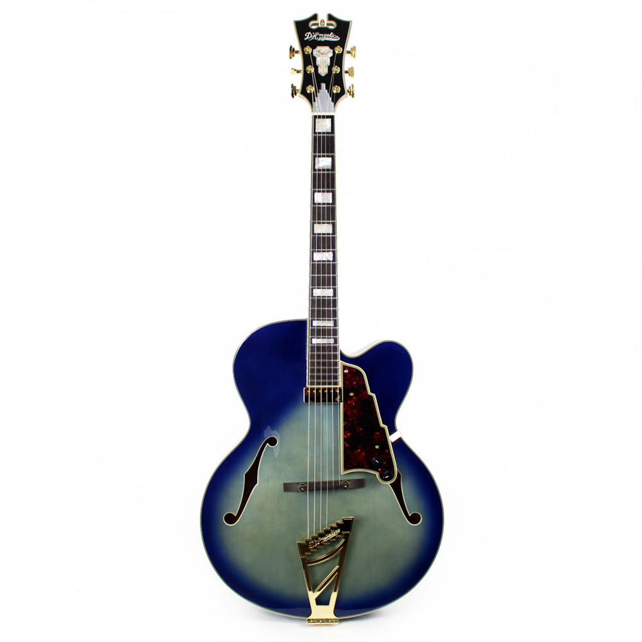 D'Angelico EXL-1 Hollow Body Electric Guitar in Blueburst