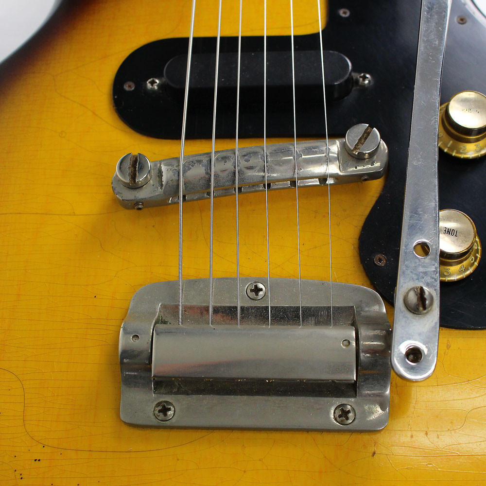 Vintage 1961 Gibson Melody Maker Electric Guitar Sunburst Finish