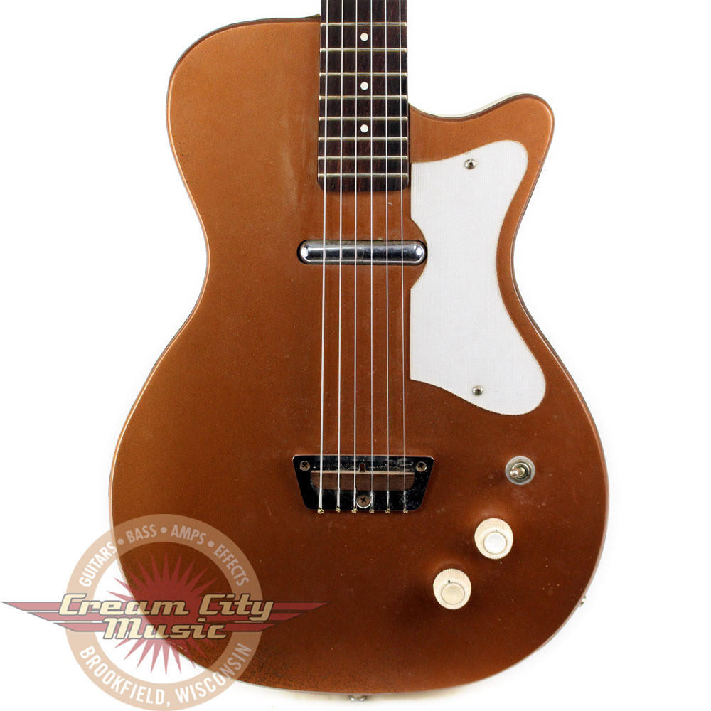 Silvertone アコースティックギター ブラウングラデーション Vintage 1968 Silvertone Model U-1 Electric Guitar Copper | Cream