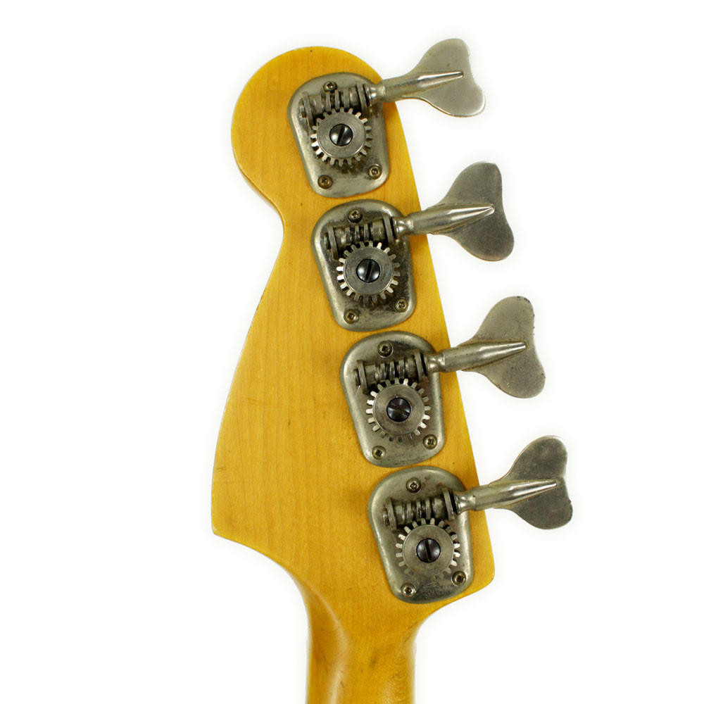 Vintage 1972 Fender Musicmaster Electric Bass Guitar Red | Cream