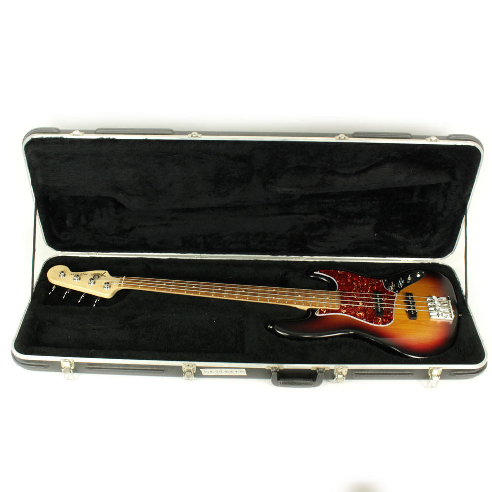 2007 Fender Highway One Electric Jazz Bass Guitar Sunburst | Cream