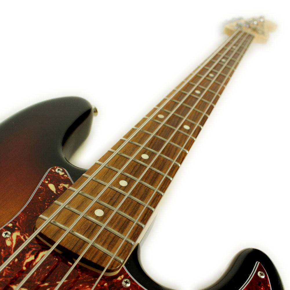 2007 Fender Highway One Electric Jazz Bass Guitar Sunburst | Cream