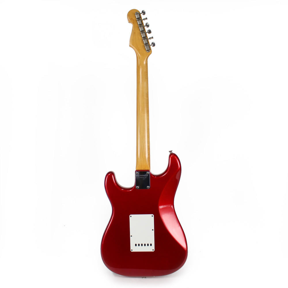 Used Fernandes Strat Copy Solid Body Electric Guitar in Red