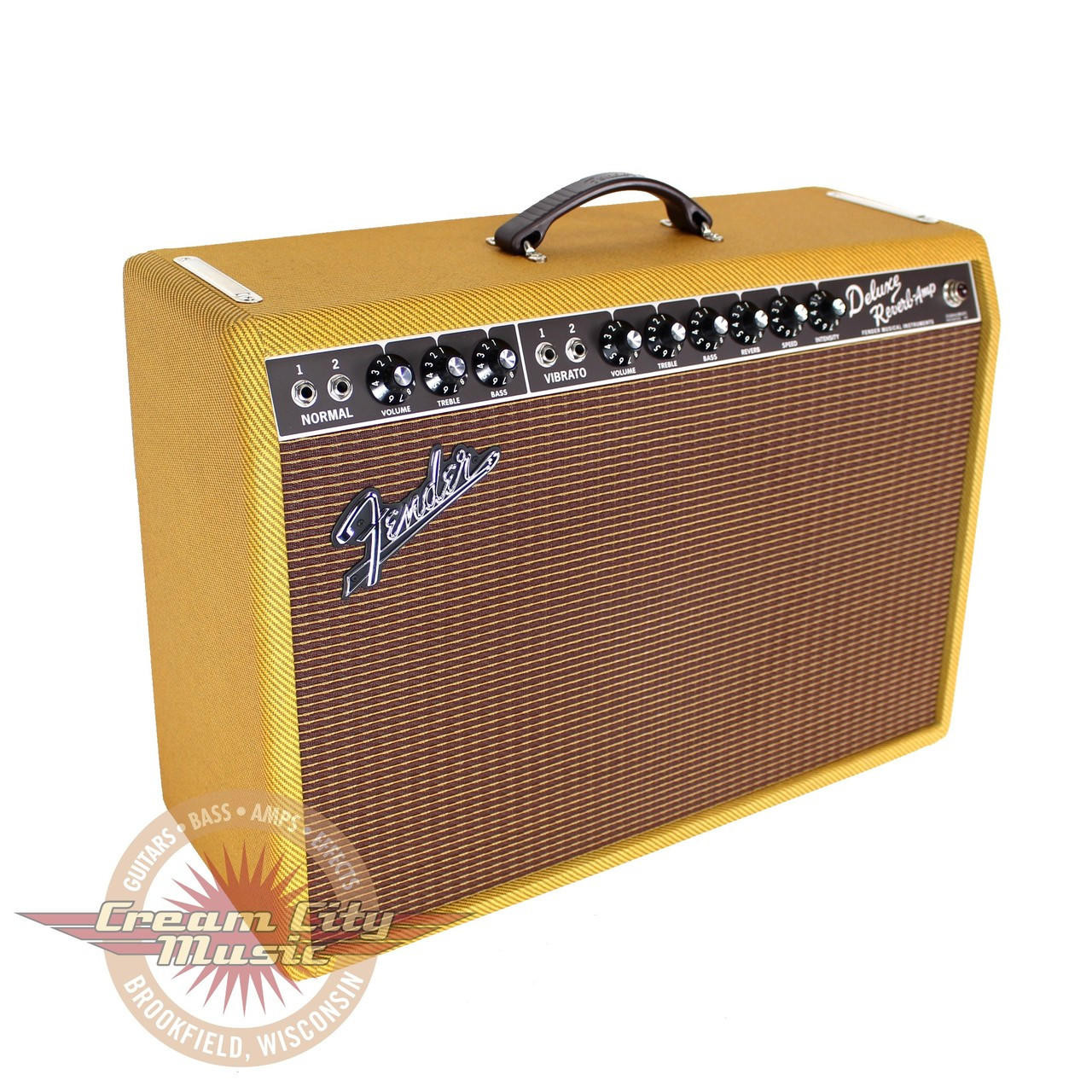 Fender Limited Edition '65 Deluxe Reverb Laquered Tweed 22W 1x12 Tube Combo  Amp