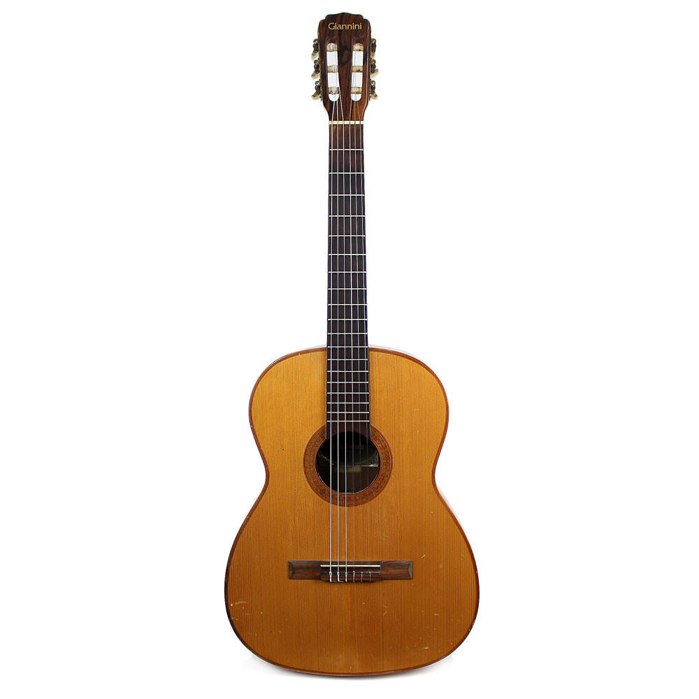 Vintage 1973 Giannini AWN85 Classical Acoustic Guitar Natural