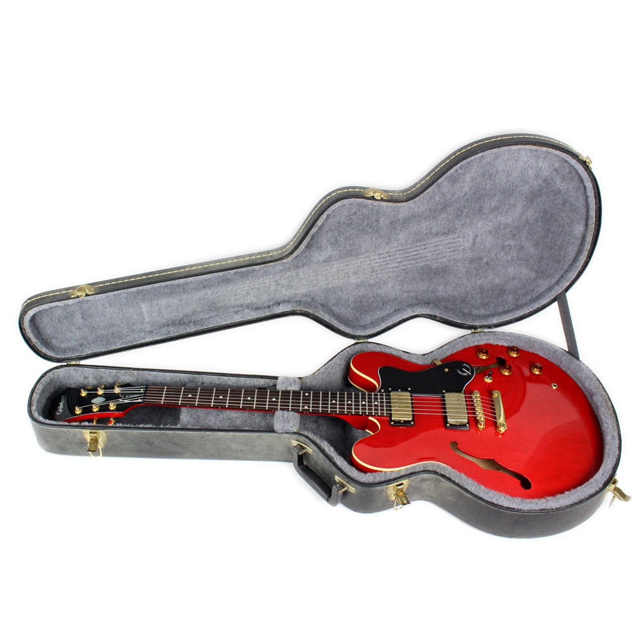 ギター Epiphone Dot Epiphone Dot Deluxe Semi-Hollow Electric Guitar - Blueberry